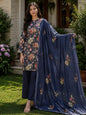 Lawn 2026 Dark Grey Multi Floral 3 Piece Suit