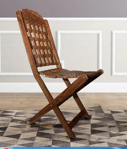 Handcrafted wooden chair