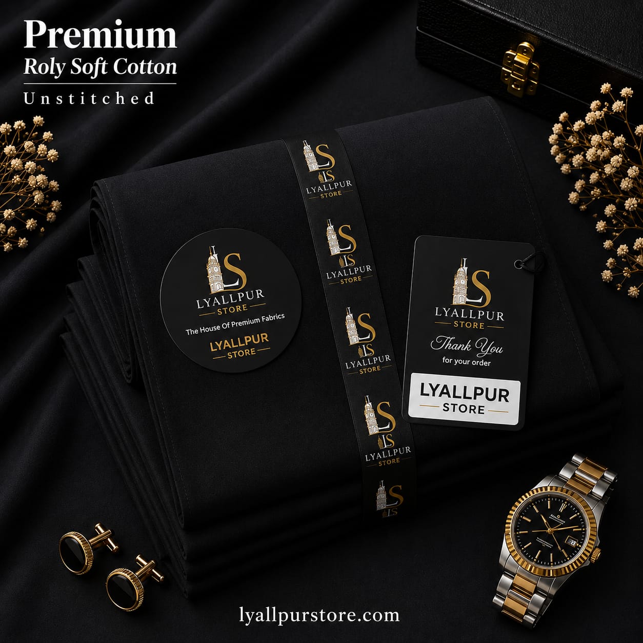 Premium Roly Soft Cotton - Mustard