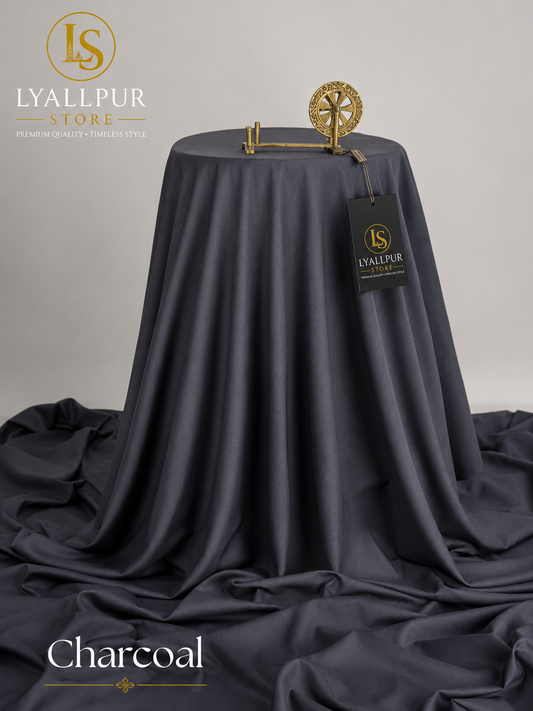 Roman Bosky Charcoal - Fabric Display