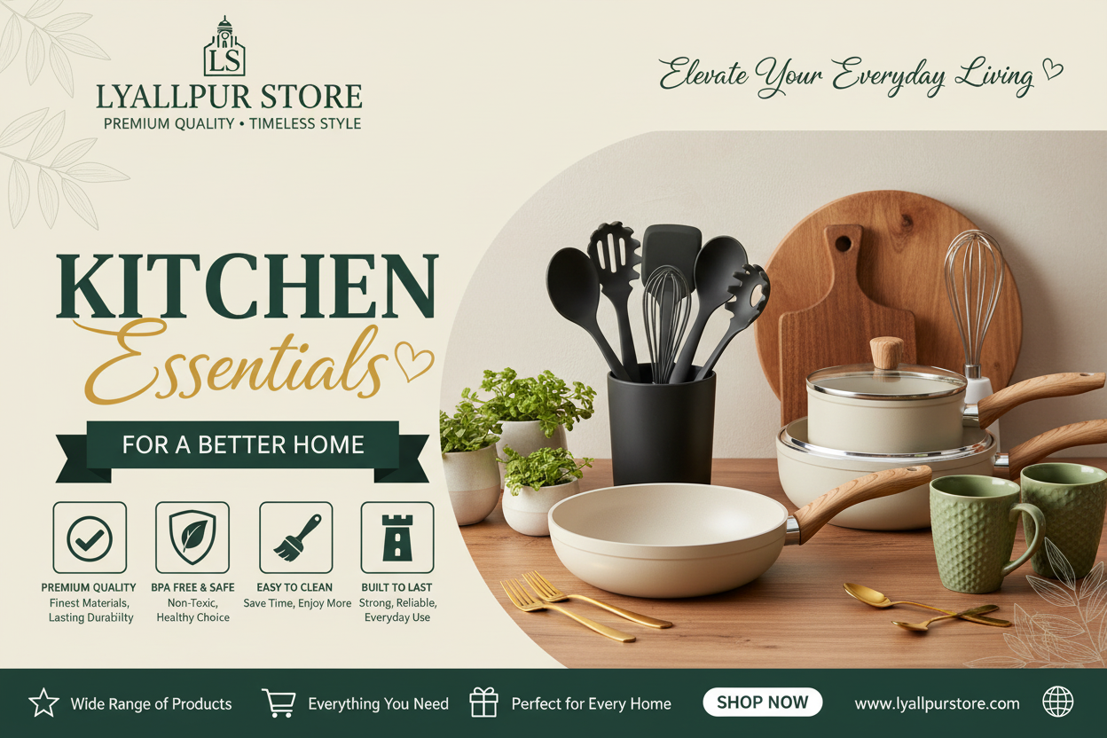 Lyallpur Store Kitchen Essentials Banner