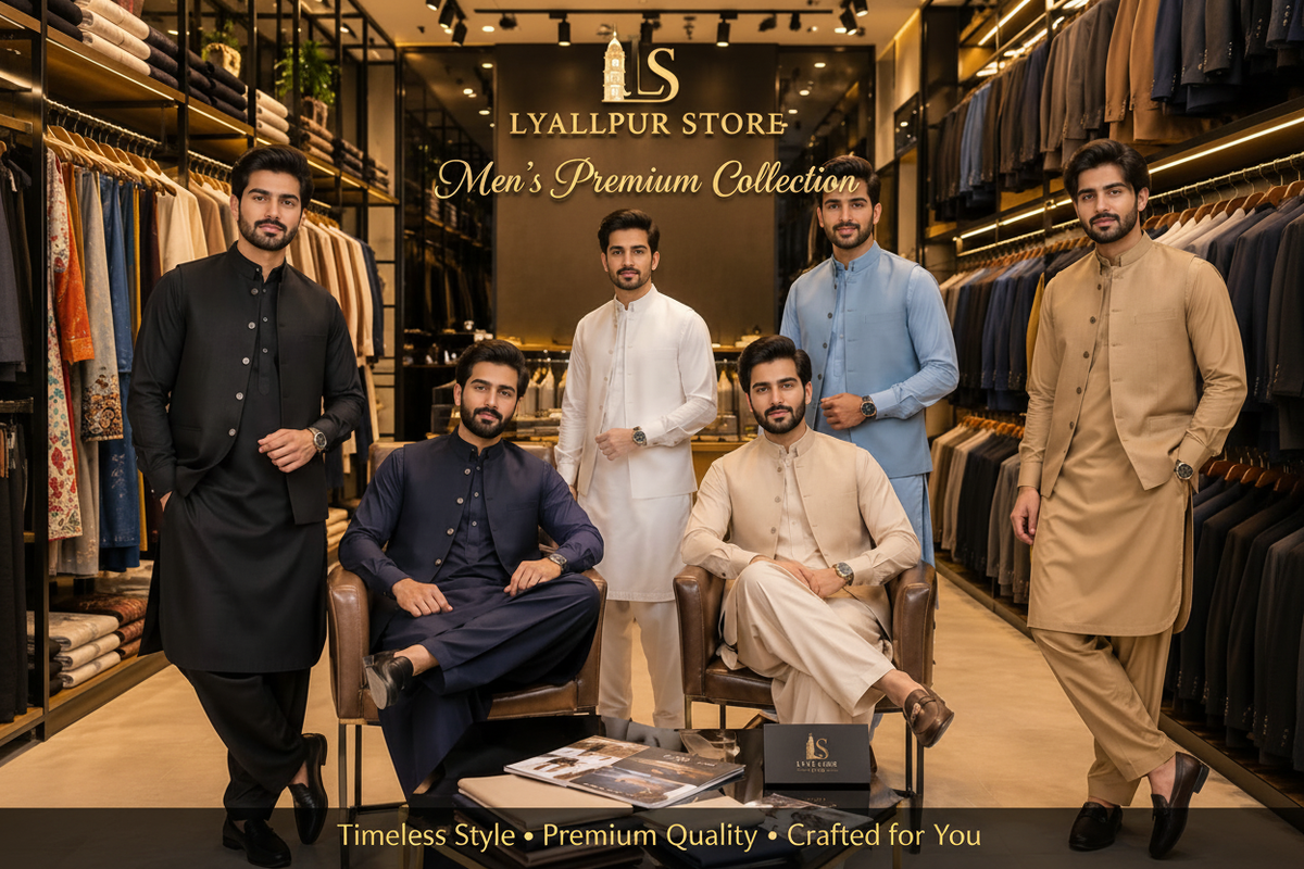 Lyallpur Store Men's Collection Banner